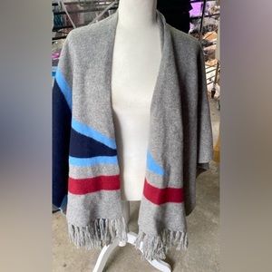 Mo&Co. 100% Wool Poncho